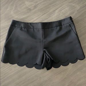 Express Scalloped Hem Shorts